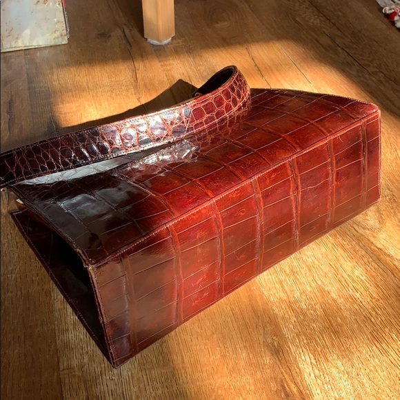 Vintage Leather clutch - Picture 10 of 12